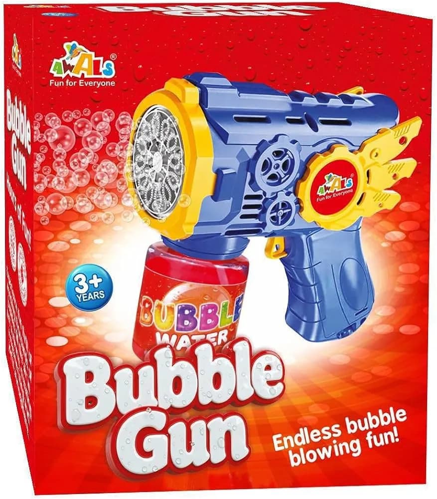 Bubble Gun Toy (Blue & Yellow)